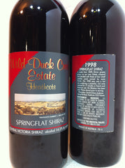 Wild Duck Creek Estate Springflat Shiraz, Heathcote - 1998 - 750ml
