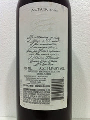 Altair - Cachapoal Valley - 2003 - 750ml