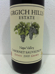 GRGICH HILLS ESTATE - Cabernet Sauvignon - 2005 - 750ml